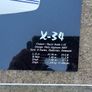 Vintage X-34 Yachts half model wall display c1980 Image 2