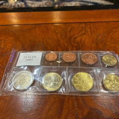 Italy 2005 Year Unc Coin Set