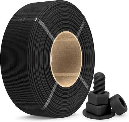 SUNLU PETG Black Filament Refill 4 x 1kg No Spools