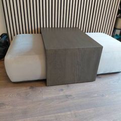 Footstool with Coffee Table