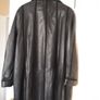 Leather Coat/GENUINE LEATHER Three Quarter Length Coat .. Size: 18 UK .. Final Price Drop Image 4