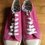 NEXT Baseball Sneakers 41 Two Pairs Canvas Plimsolls    -  with Bonus Funky Insoles Image 7
