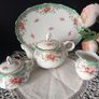 Nantucket Porcelain Tea Set Miniature  Doll House Image 3