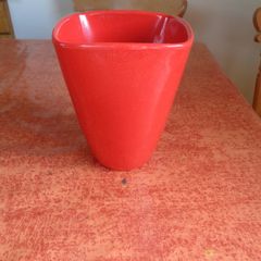Red Ceramic Flower Pot for Sale