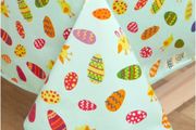 Easter Table Cloth and x6 Place Settings