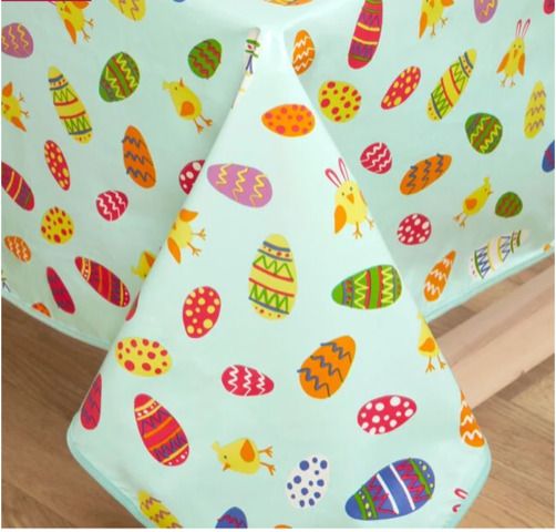 Easter Table Cloth and x6 Place Settings