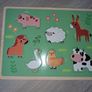 In The Farm Wooden Insert Animal Puzzle - 7 Animals - Age - 12 Months + Image 2