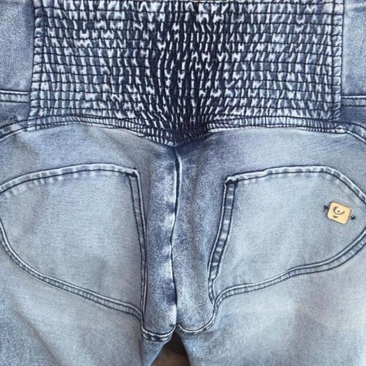 Freddy WR UP Denim 3 Button Full Length Stonewash  Sculpting Jeans  UK 10