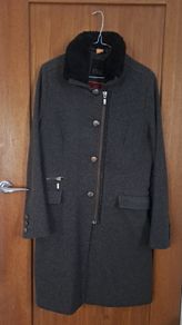 Grey wool coat