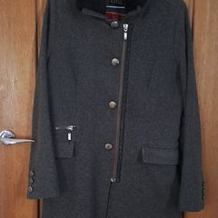 Grey wool coat