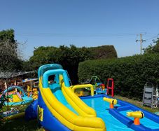 bouncy castle waterpark