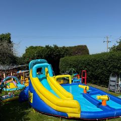 bouncy castle waterpark