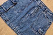 Denim Mini Skirt