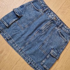 Denim Mini Skirt