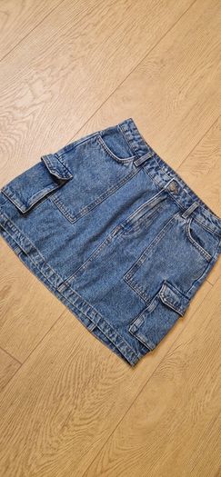 Denim Mini Skirt