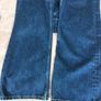 Massimo Dutti Ladies dark blue denim Straight wide Leg Jeans Eu 40 Uk 12 includes postage Image 4
