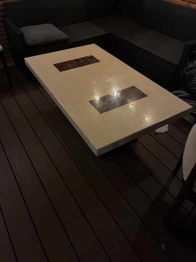 Table 4 chairs also have matching  coffee table
