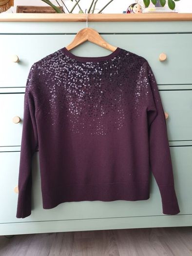 White Labels Sequin Jumper Size Uk 12