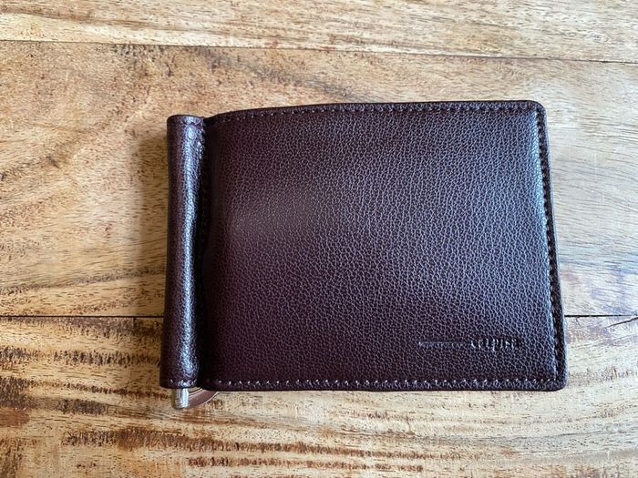 Italian Carpisa cards and cash leather wallet plus sd cards pockets