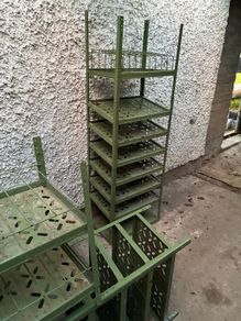 Metal shelving