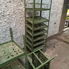 Metal shelving
