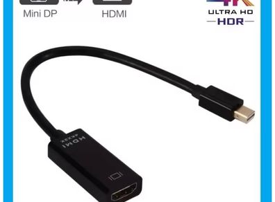4K Mini Displayport To HDMI-compatible Cable 4K TV Projector Projetor DP 1.4 Display Port Converter for Apple Macbook Air Pro