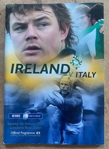 2006 Ireland v Italy - Six Nations Championship Programme