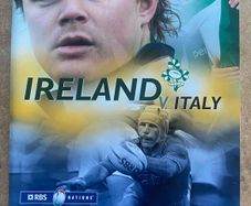 2006 Ireland v Italy - Six Nations Championship Programme