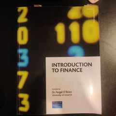 Introduction to Finance Textbook