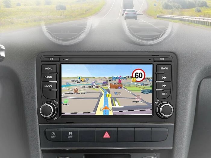 Car Wireless Android Auto Radio For Audi A4 B6 2000-2009 Car Multimedia GPS 2din