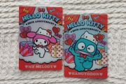 Sanrio Characters Hello Kitty anime cards manga bandai My Melody Hangyodon Kuromi