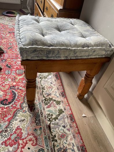 rustic side table