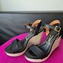 Vizzano Black Platform Heels Size 5 UK 38 EU Image 8