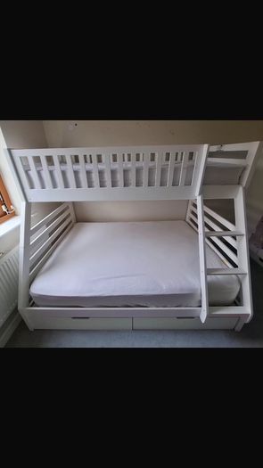 States White Triple Bunk Sleeper by Sweet Dreams - FRAME ONLY