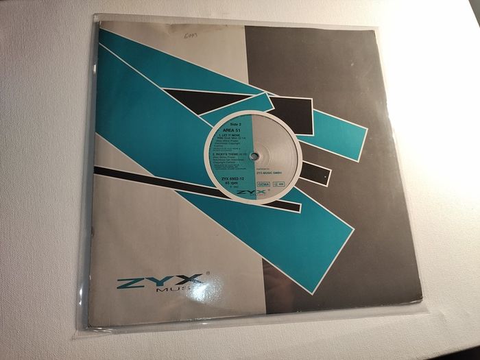 Area 51 - Let It Move You - Zyx Music - Quality German Pressing! Legendary Vocal Piano Trance Beast!!