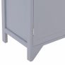 Side Cabinet Grey 60x30x75 cm Paulownia Wood Image 8