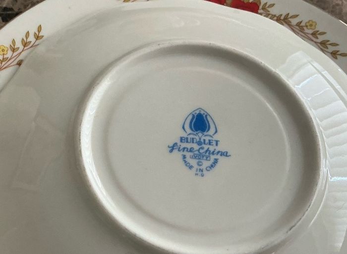 Bud let vintage 21 piece tea set