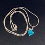 Heart shaped pendant and chain Image 2