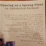 Dancing On A Sprung Floor. An Alphabetical Boyhood. Large Volume Paperback In Good Condition. Image 2