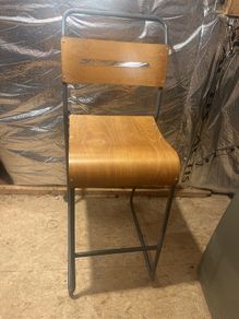 Pair of wooden stools