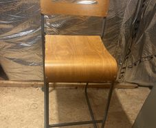 Pair of wooden stools