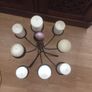 2 Large Bronze Colour Candelabras Image 2