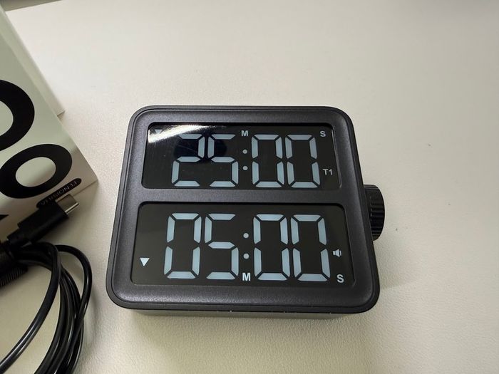 Pomodoro timer, dual timer
