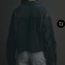 next suedette fringe jacket size 8 navy Image 2