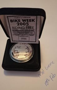 RARELY FOR SALE BIKE WEEK 2000 /2001/2003/2005 (60th anniversary)/2006 The 2005 is the rarest of the collection being the 60th Anniversary