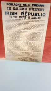 Irish Republic 1916 Proclamation Of Independence Poster Ireland