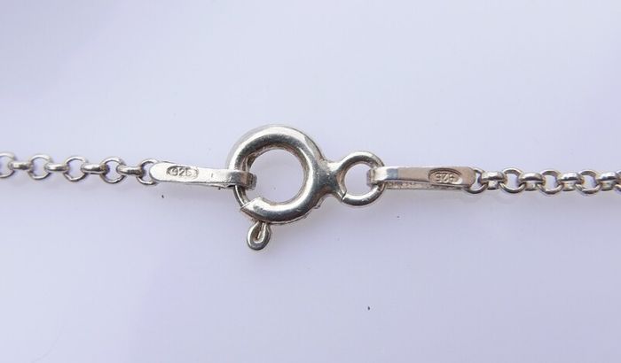 Vintage Celtic Knot Pendant and Necklace length 20" - 5,70g