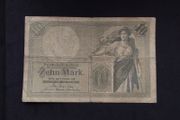 Imperial Germany : 1906 , 10 Mark Banknote