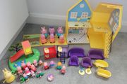 Peppa Pig House Set, Peppa's Outdoor Fun Slide &amp; 22 Figures