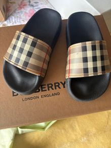 Kids Burberry Slides